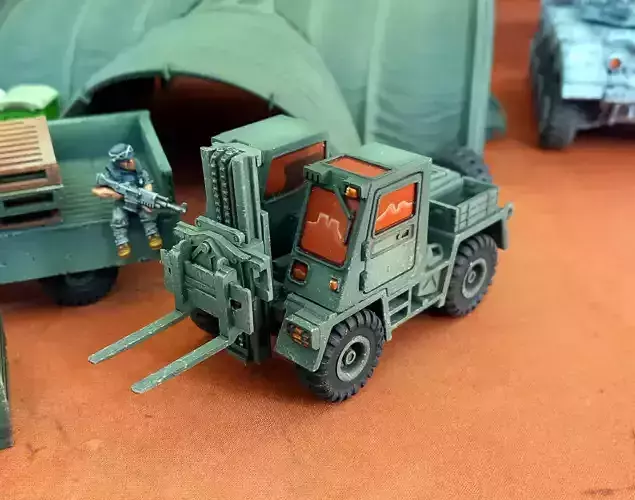 Military Forklift - 28mm Sci-Fi 3D print model