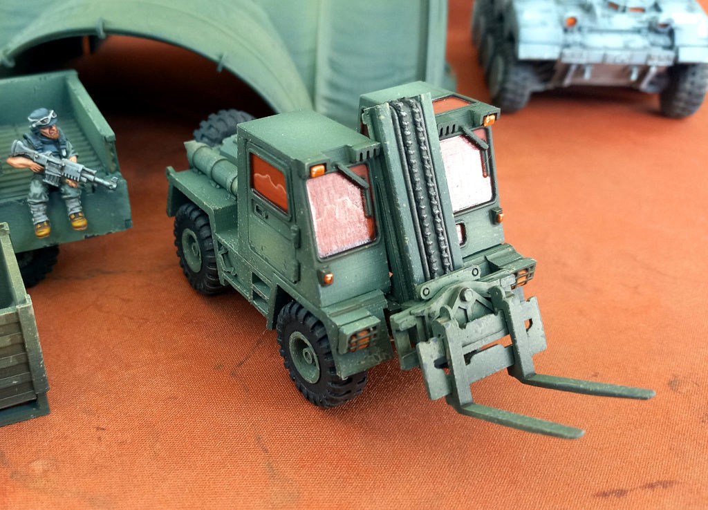 Military Forklift - 28mm Sci-Fi 3D print model_1