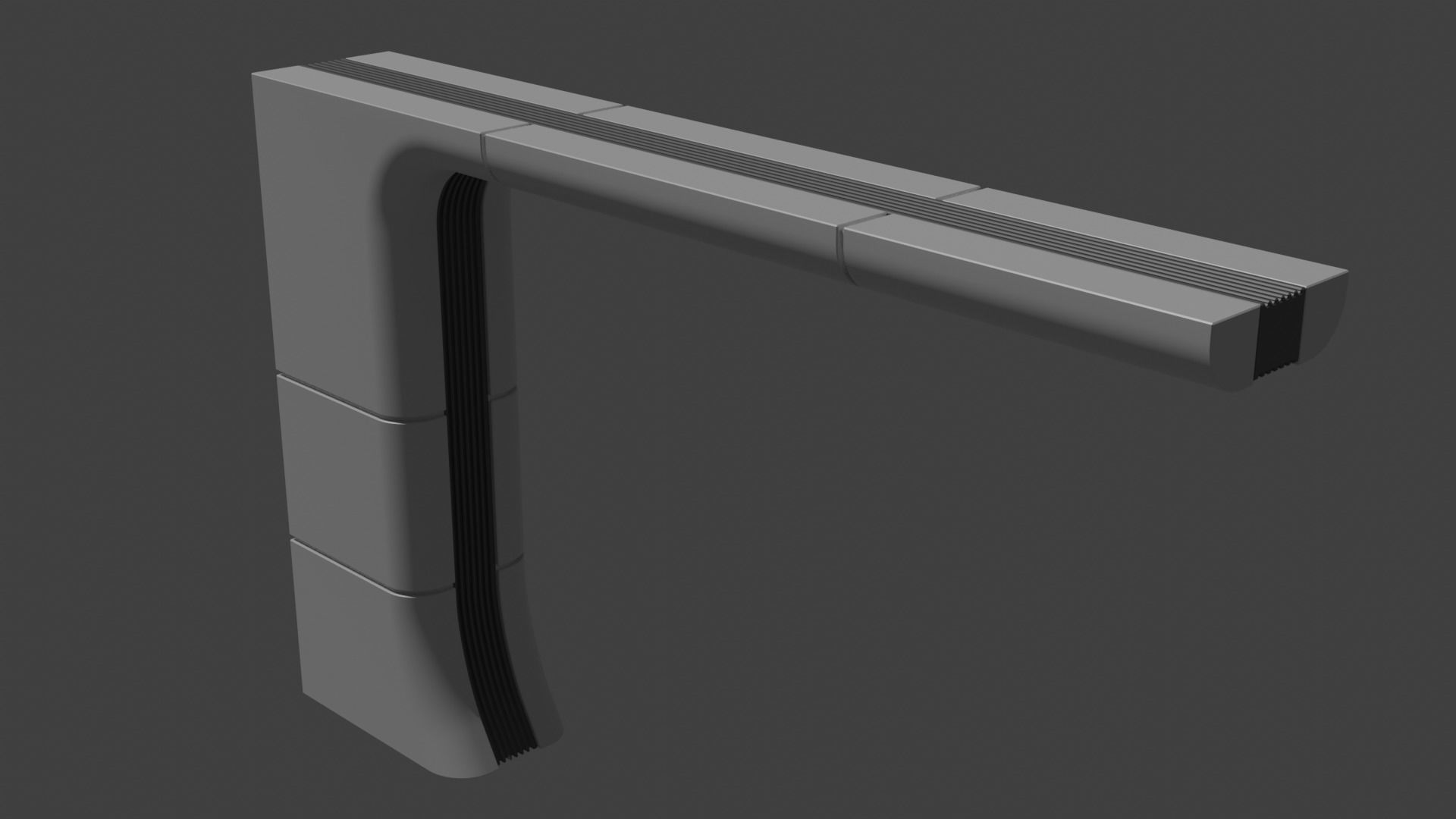 Sci Fi Cargo Bay Kit 1 3D model_27