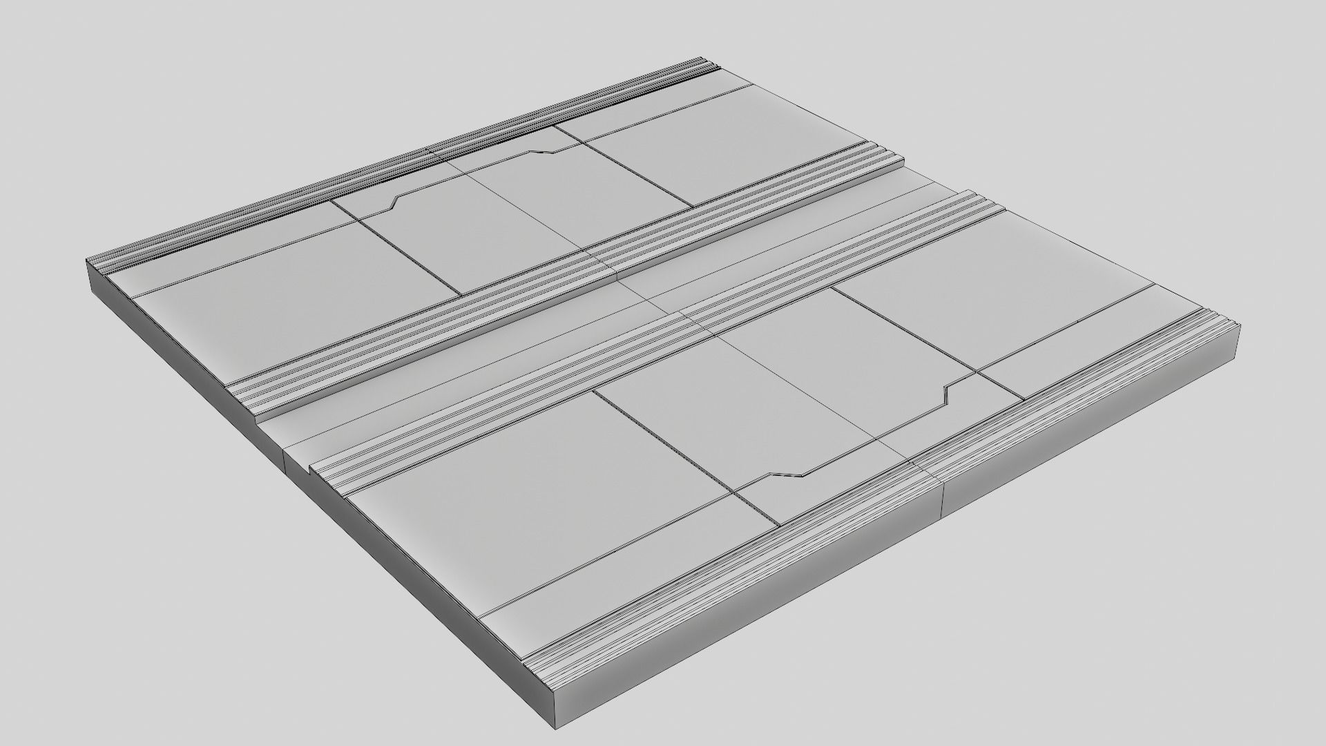 Sci Fi Cargo Bay Kit 1 3D model_26