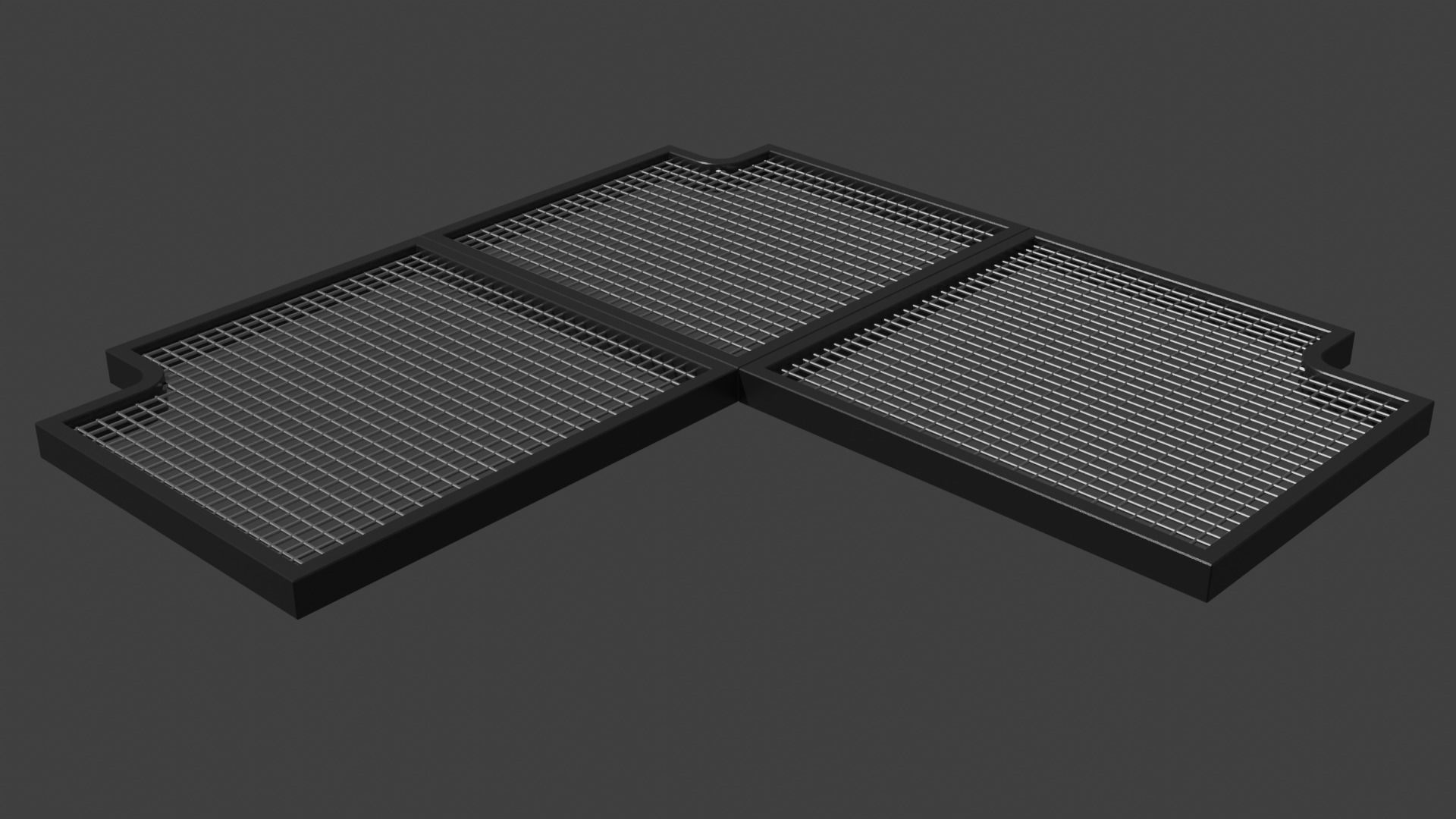 Sci Fi Cargo Bay Kit 1 3D model_9