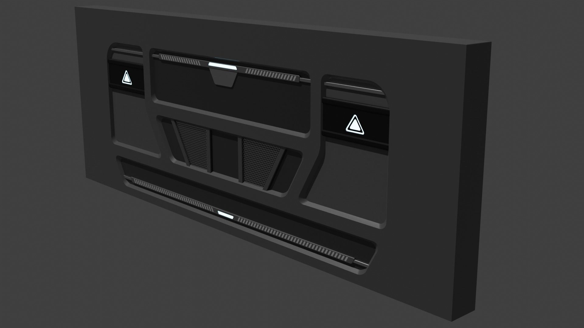 Sci Fi Cargo Bay Kit 1 3D model_21