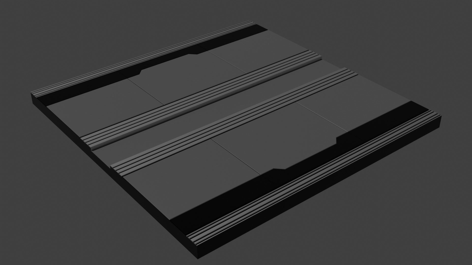 Sci Fi Cargo Bay Kit 1 3D model_25