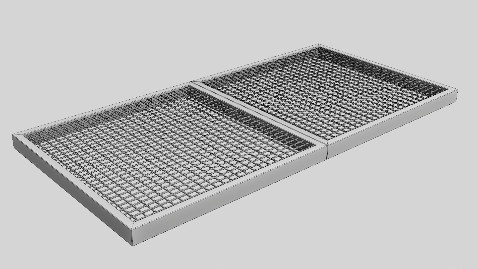 Sci Fi Cargo Bay Kit 1 3D model_12