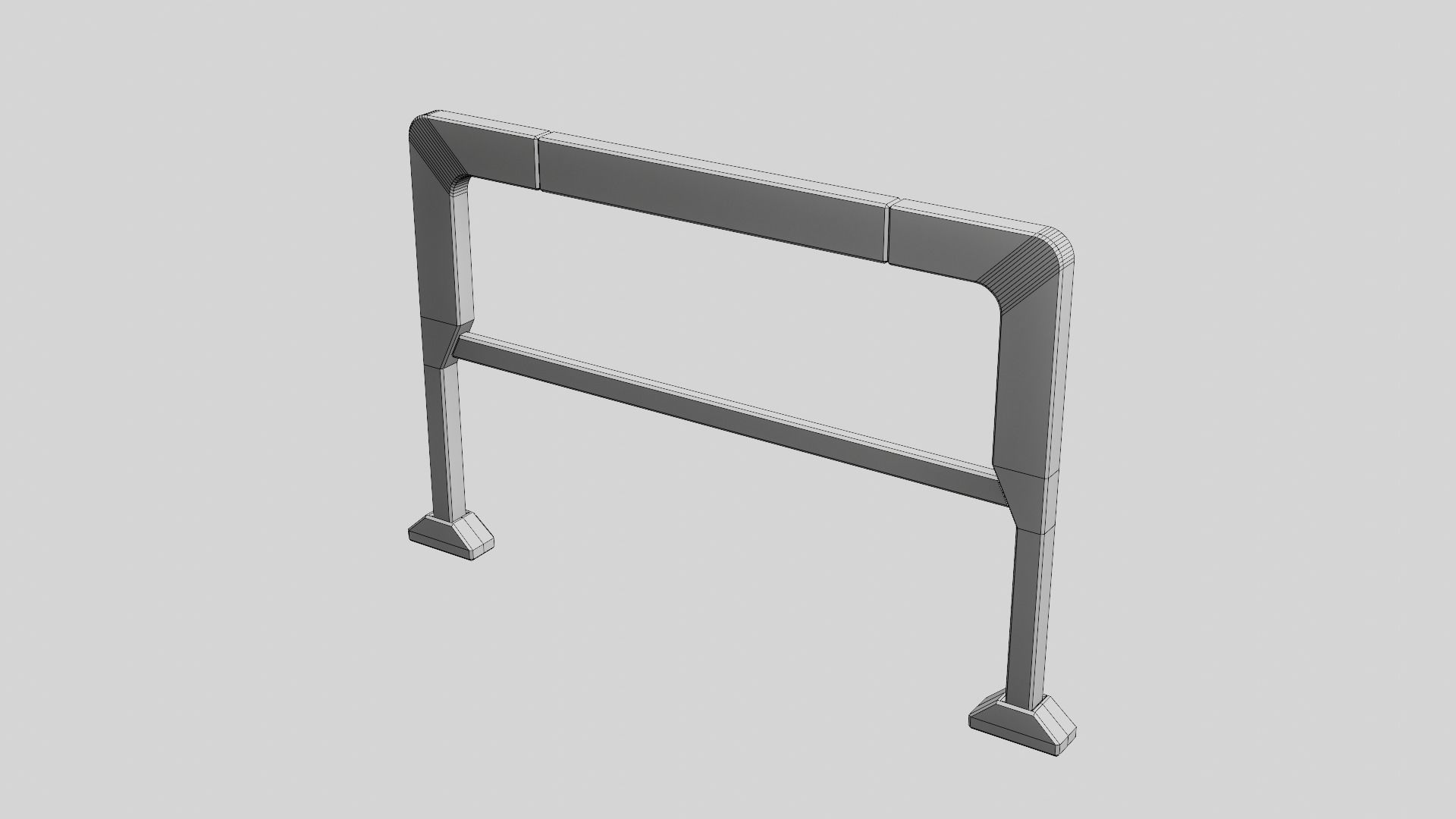 Sci Fi Cargo Bay Kit 1 3D model_16