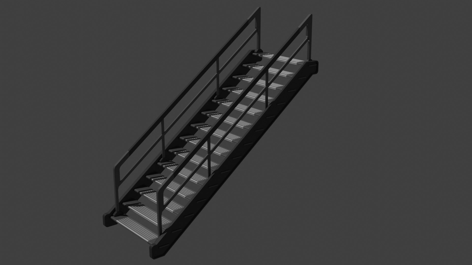 Sci Fi Cargo Bay Kit 1 3D model_37