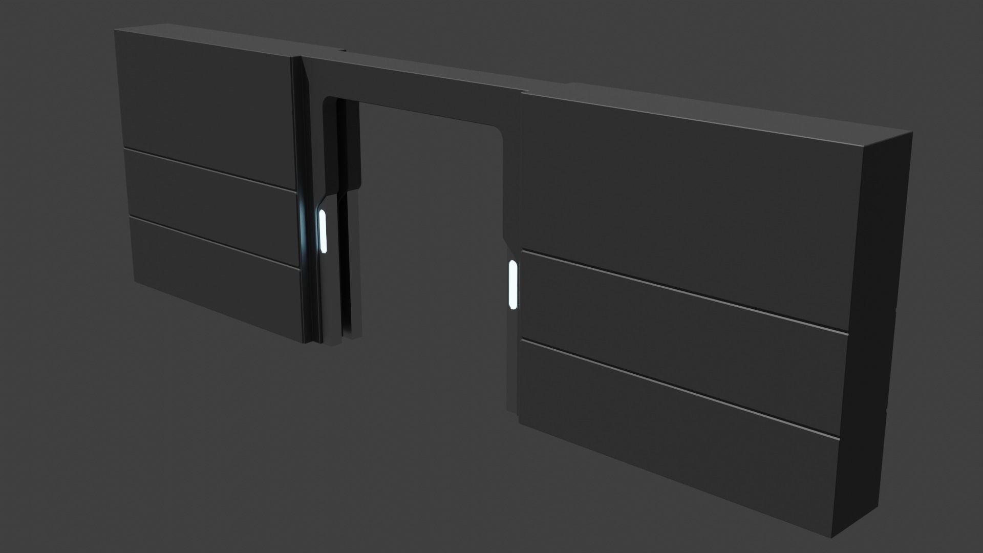 Sci Fi Cargo Bay Kit 1 3D model_43