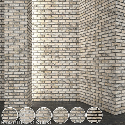 Vandersanden Brick Hubertus Snowdust Texture