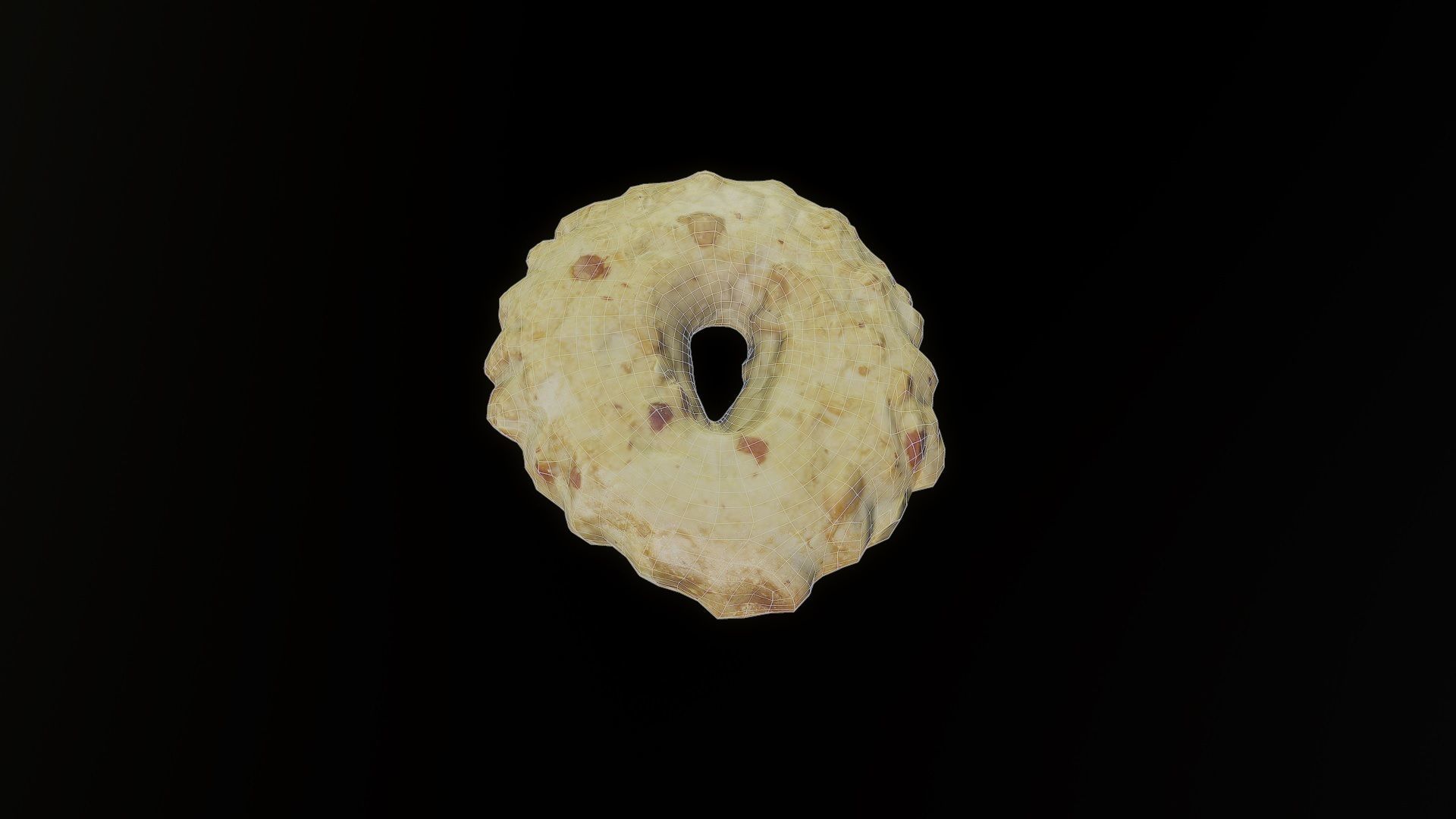 3D Scan Cake 02 Low-poly 3D model_1