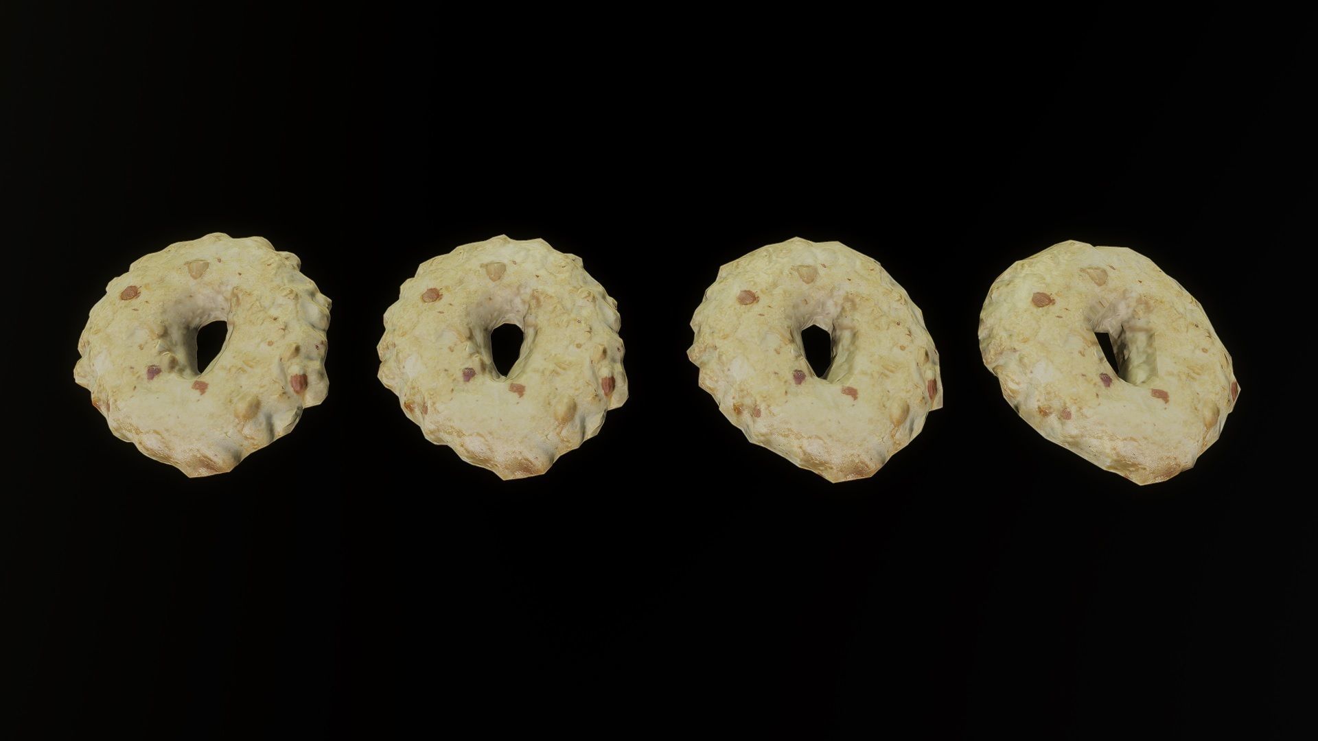 3D Scan Cake 02 Low-poly 3D model_4