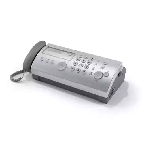 Brushed Satin Finish Fax Machine