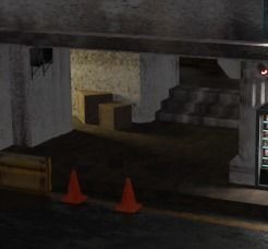 Cinematic Street Low-poly 3D model_3