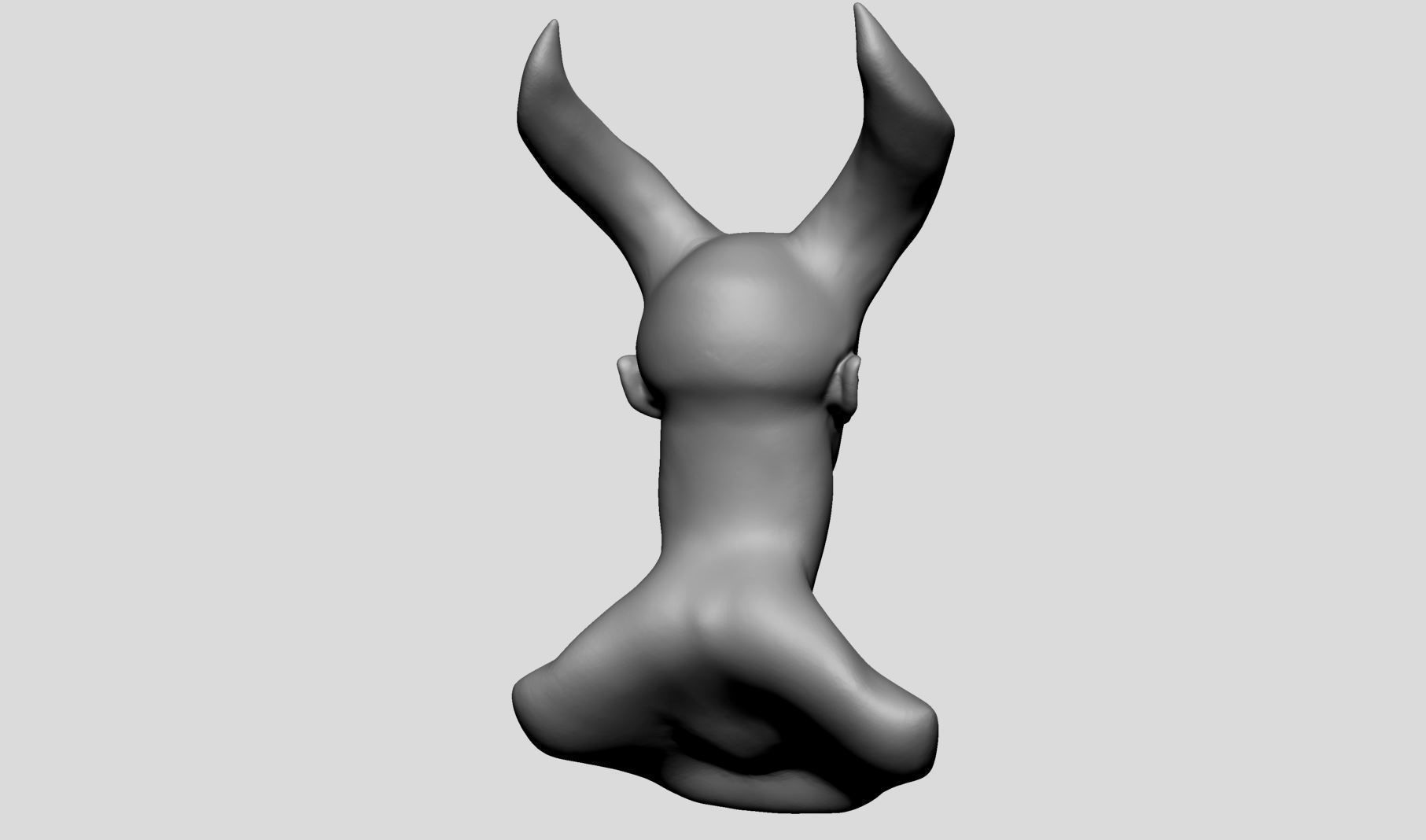 Base Creature Head 3D model_4