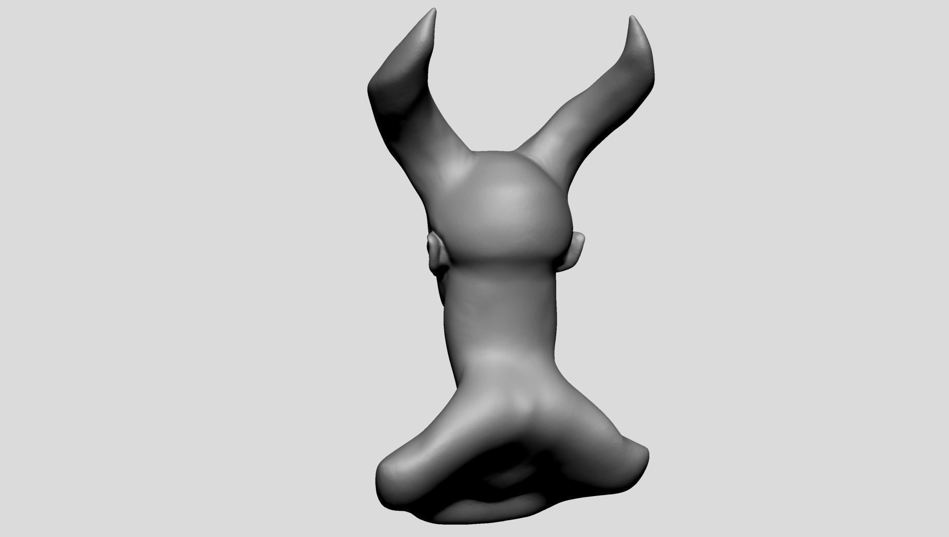 Base Creature Head 3D model_5