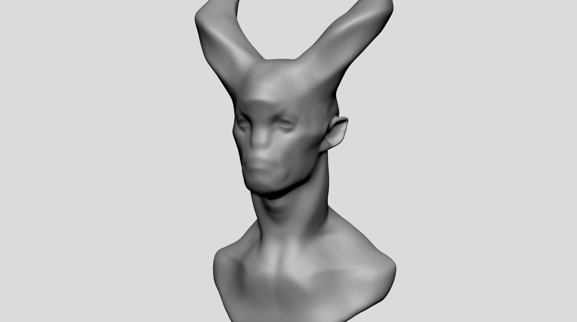 Base Creature Head 3D model_9