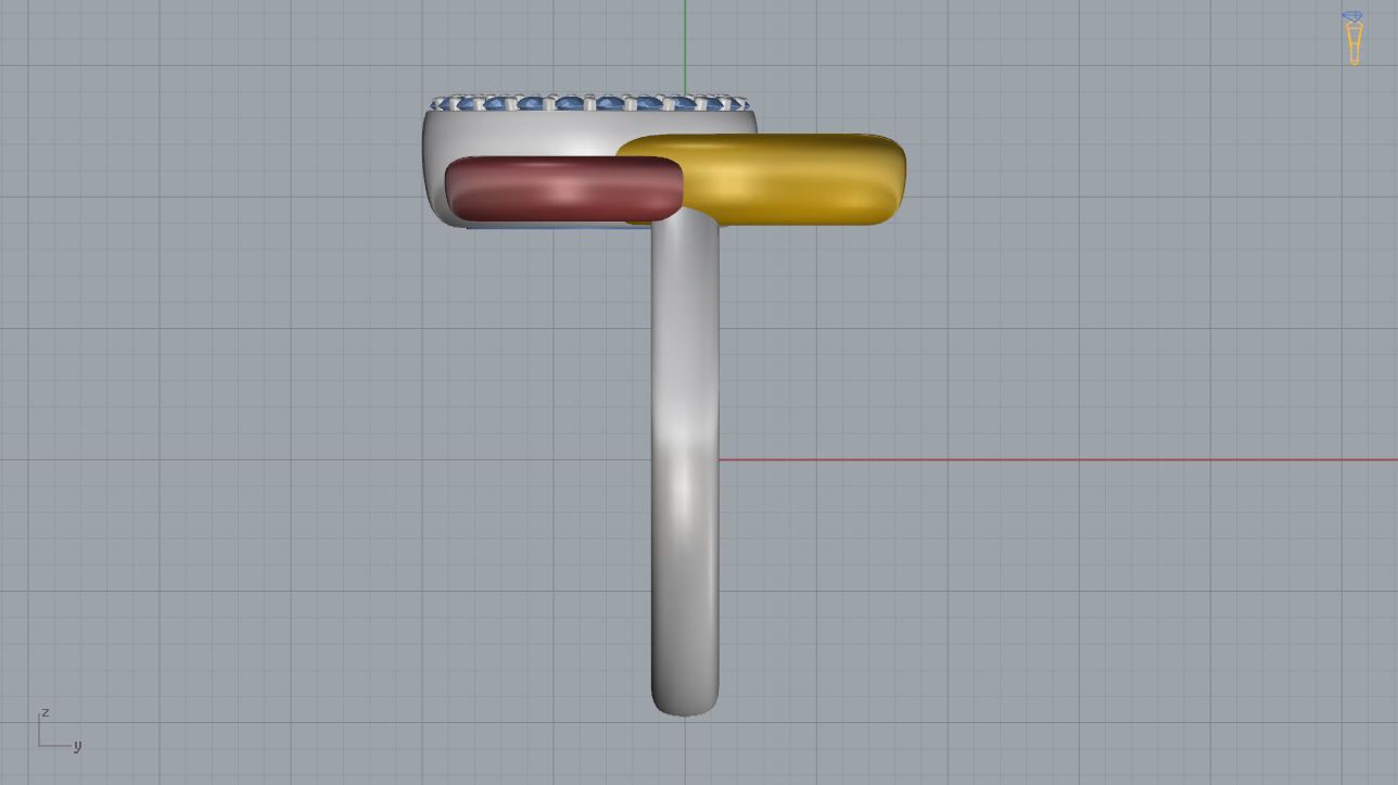 Chopard Ring 3D print model_8