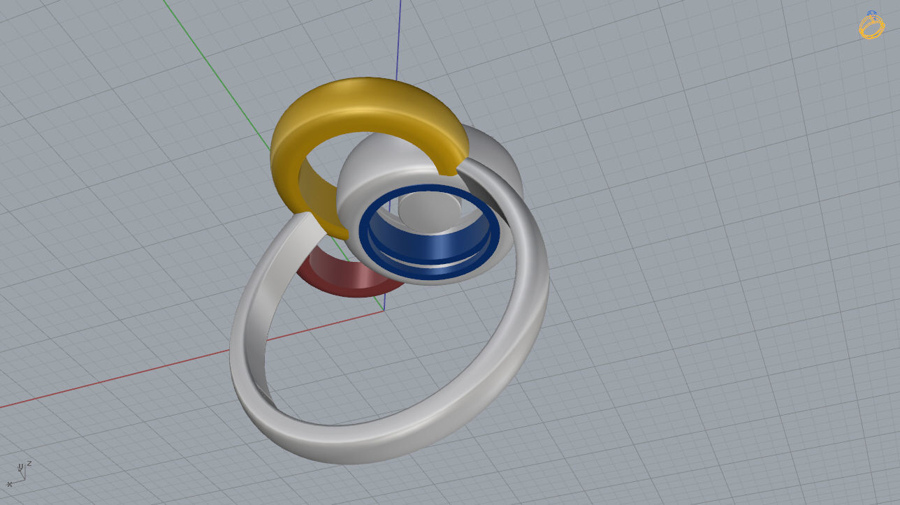 Chopard Ring 3D print model_12