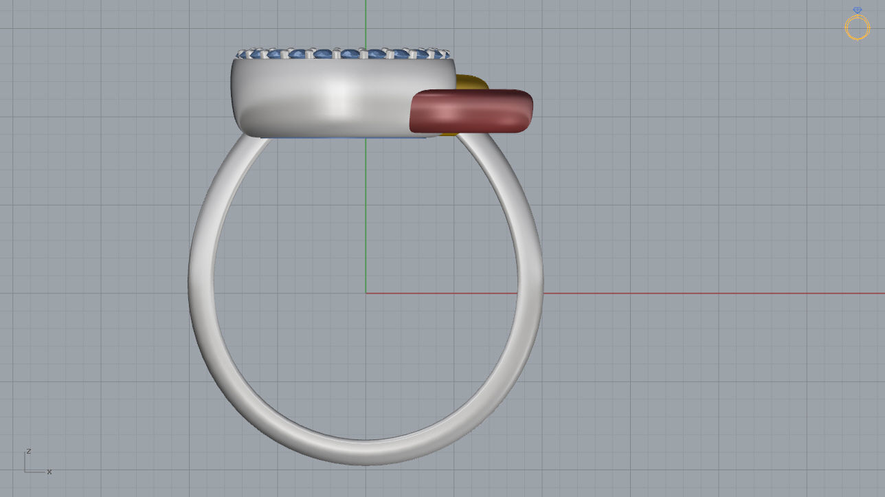 Chopard Ring 3D print model_7
