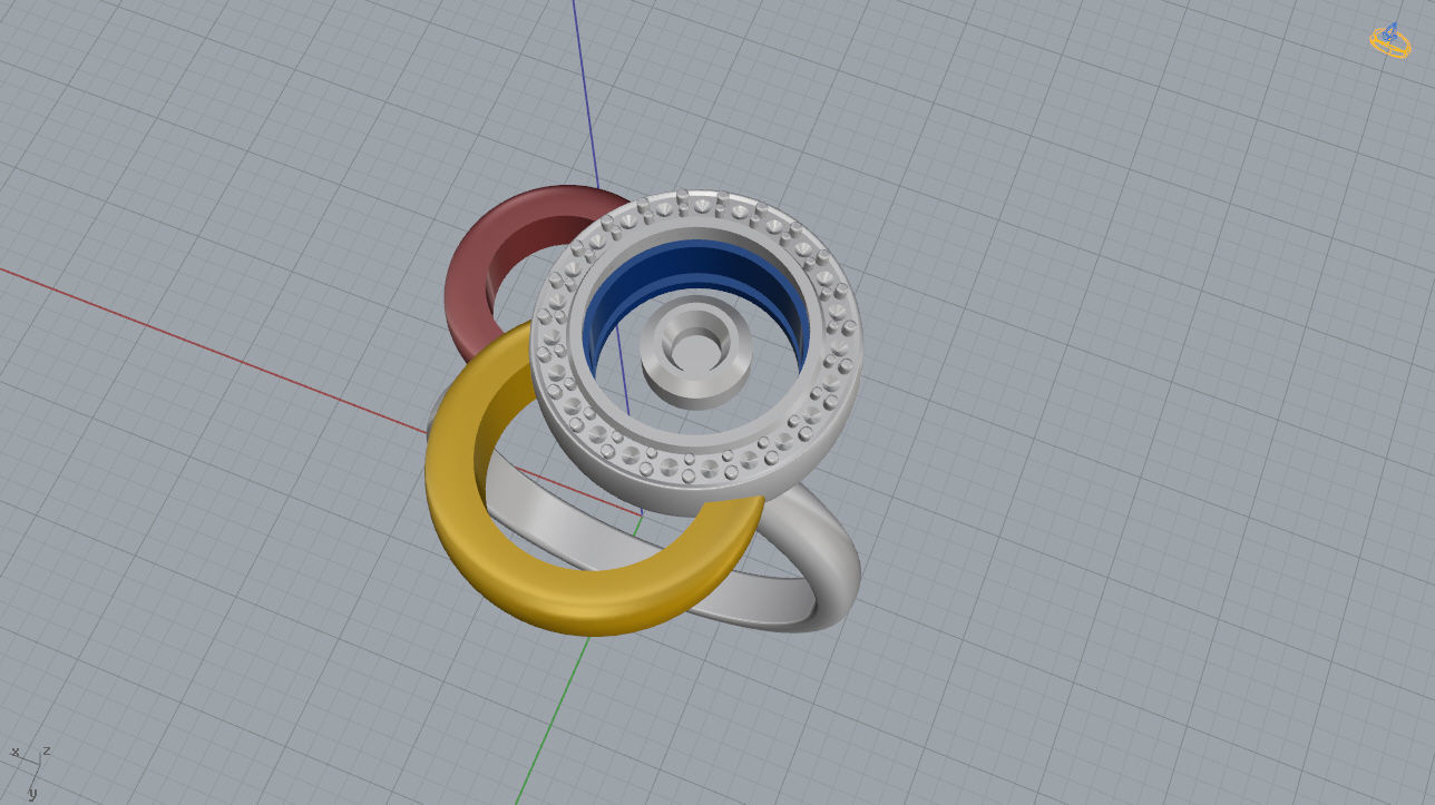 Chopard Ring 3D print model_11