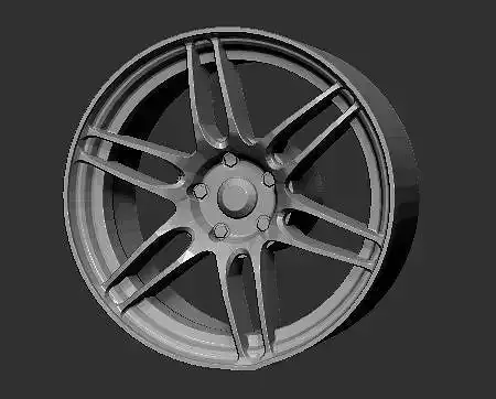Weds SA60M Wheels 3D Print Ready Model Rims 