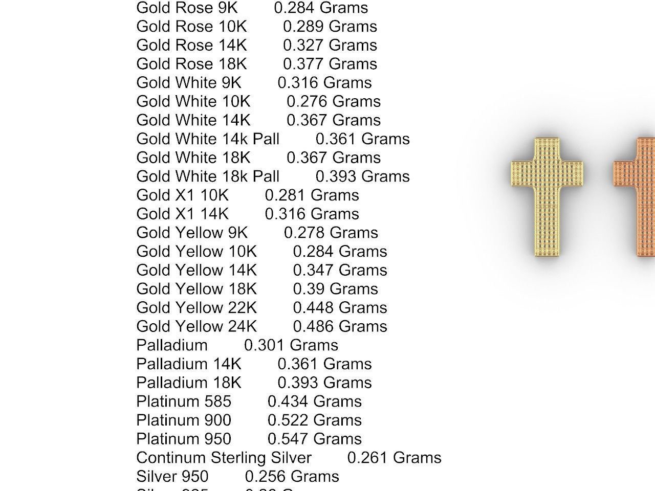 art deco inspired cross pendant stl files verified 3D print model_2