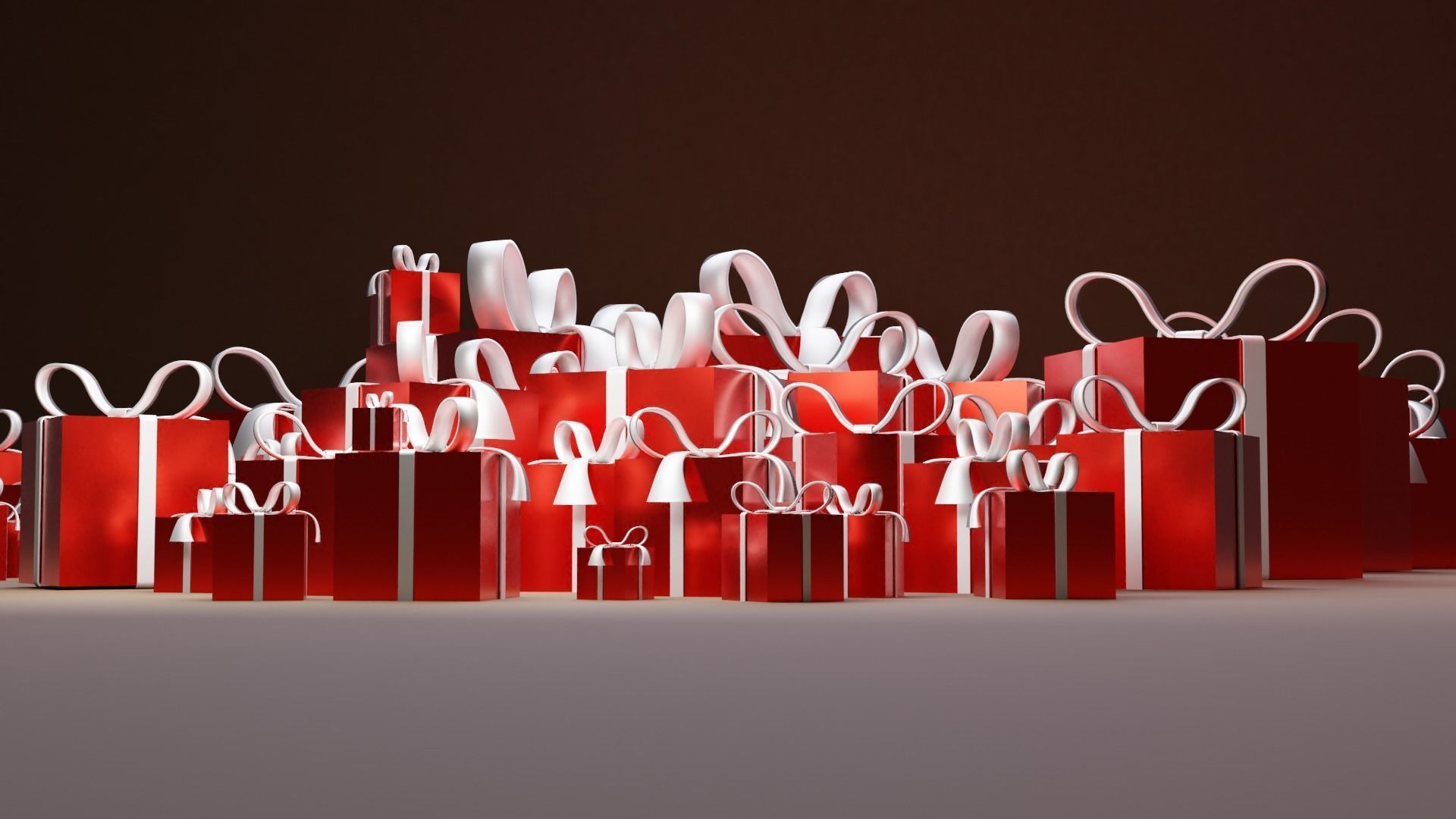 Gift boxes 3D model_1