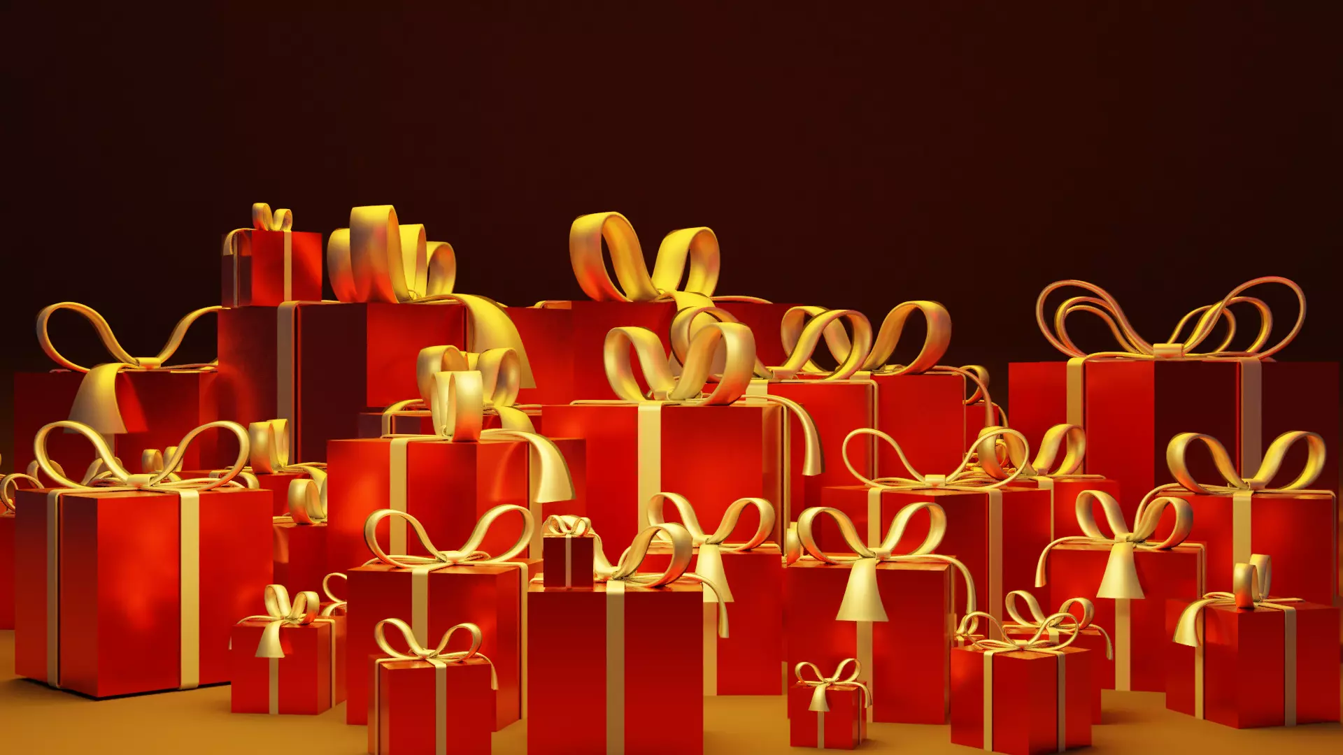 Gift boxes 3D model_0