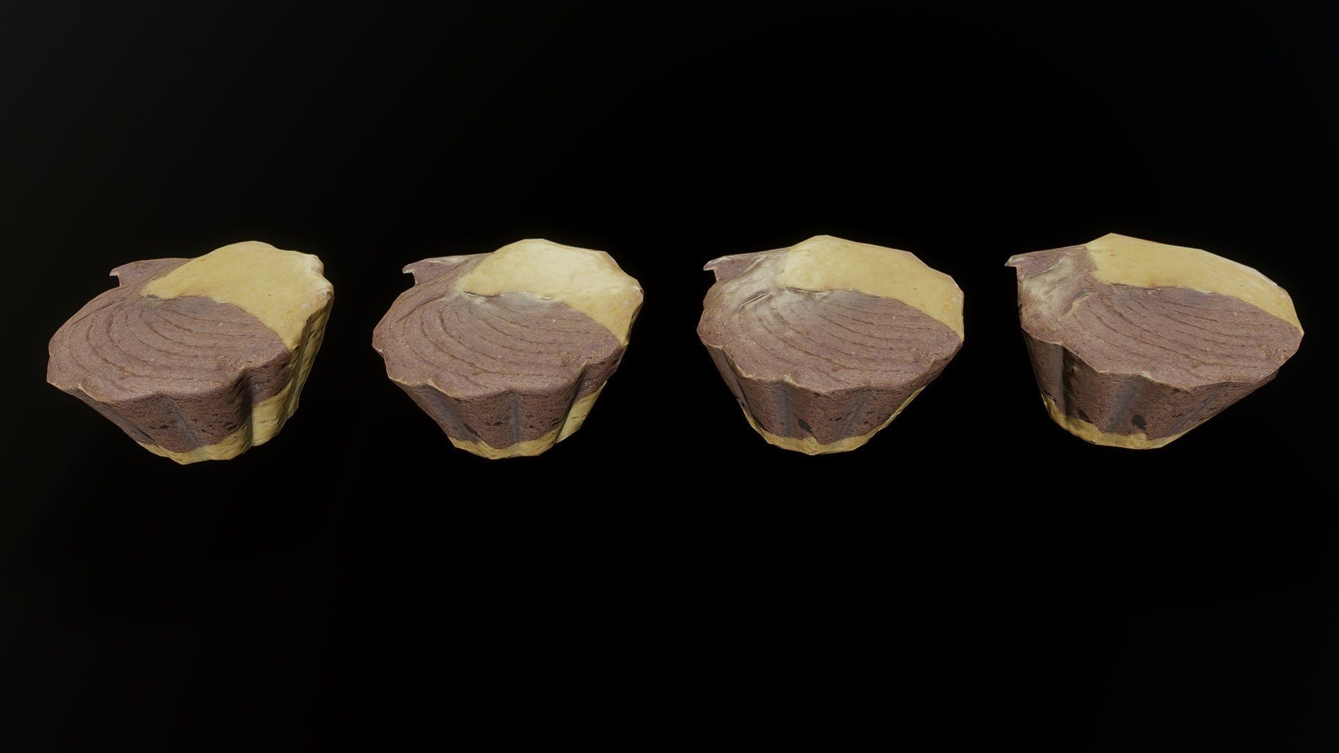 3D Scan Cake 03 Low-poly 3D model_4