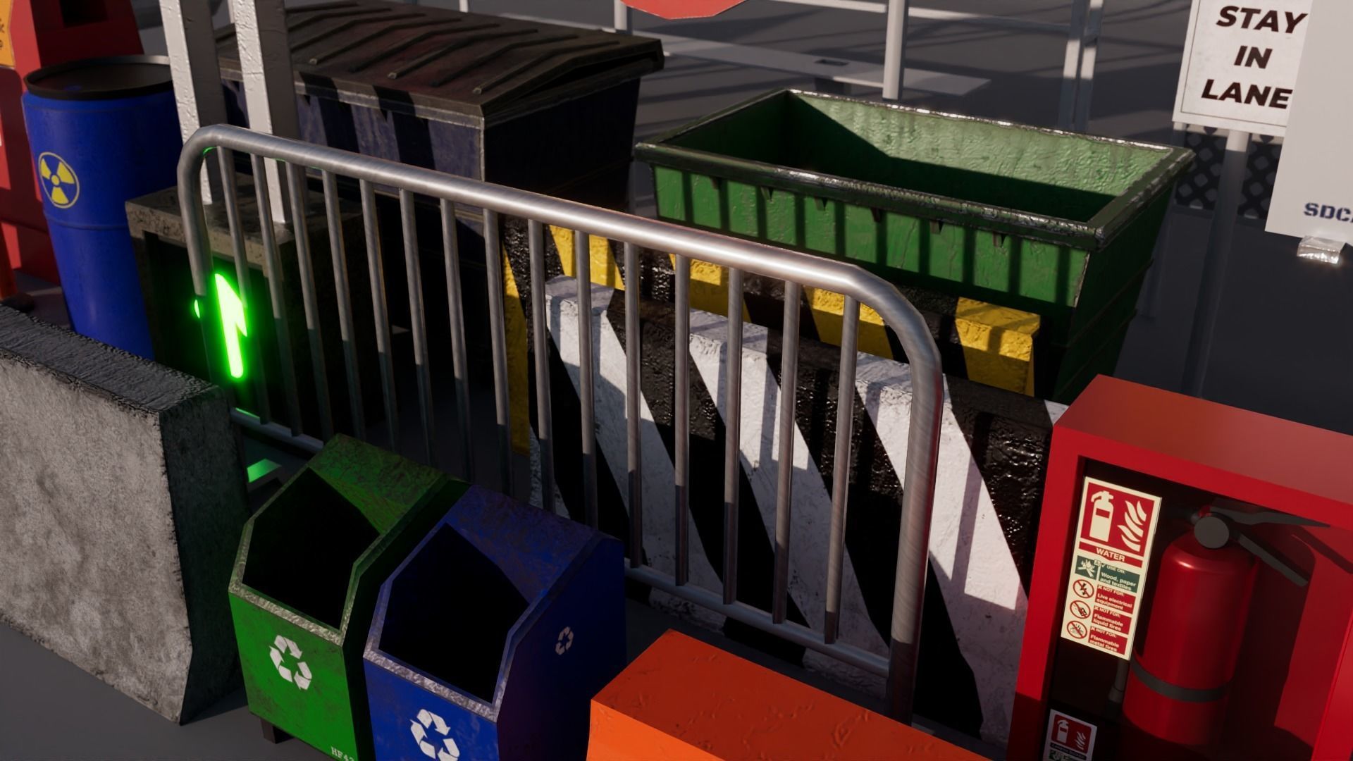 City Props 3D model_5