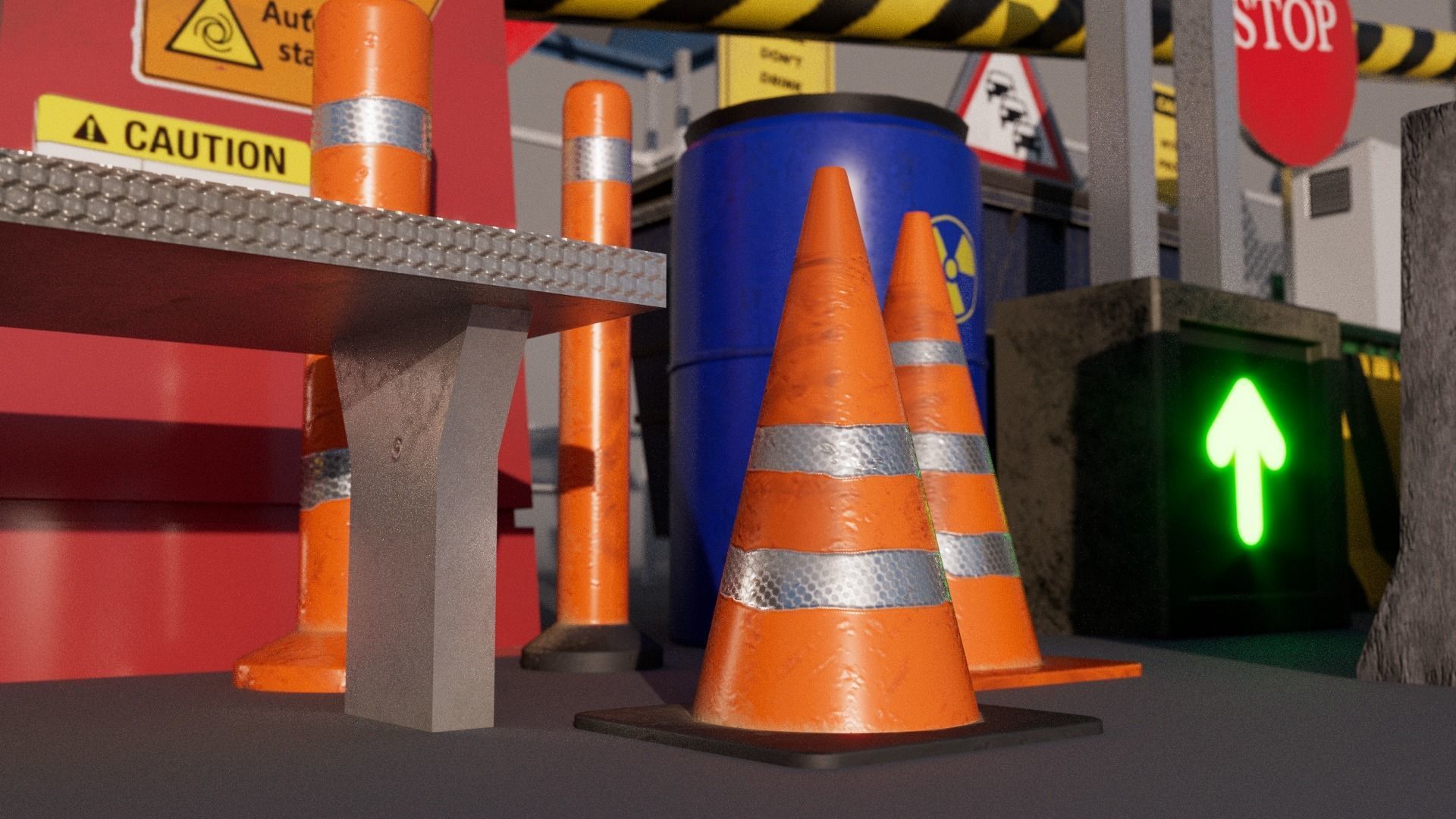 City Props 3D model_3