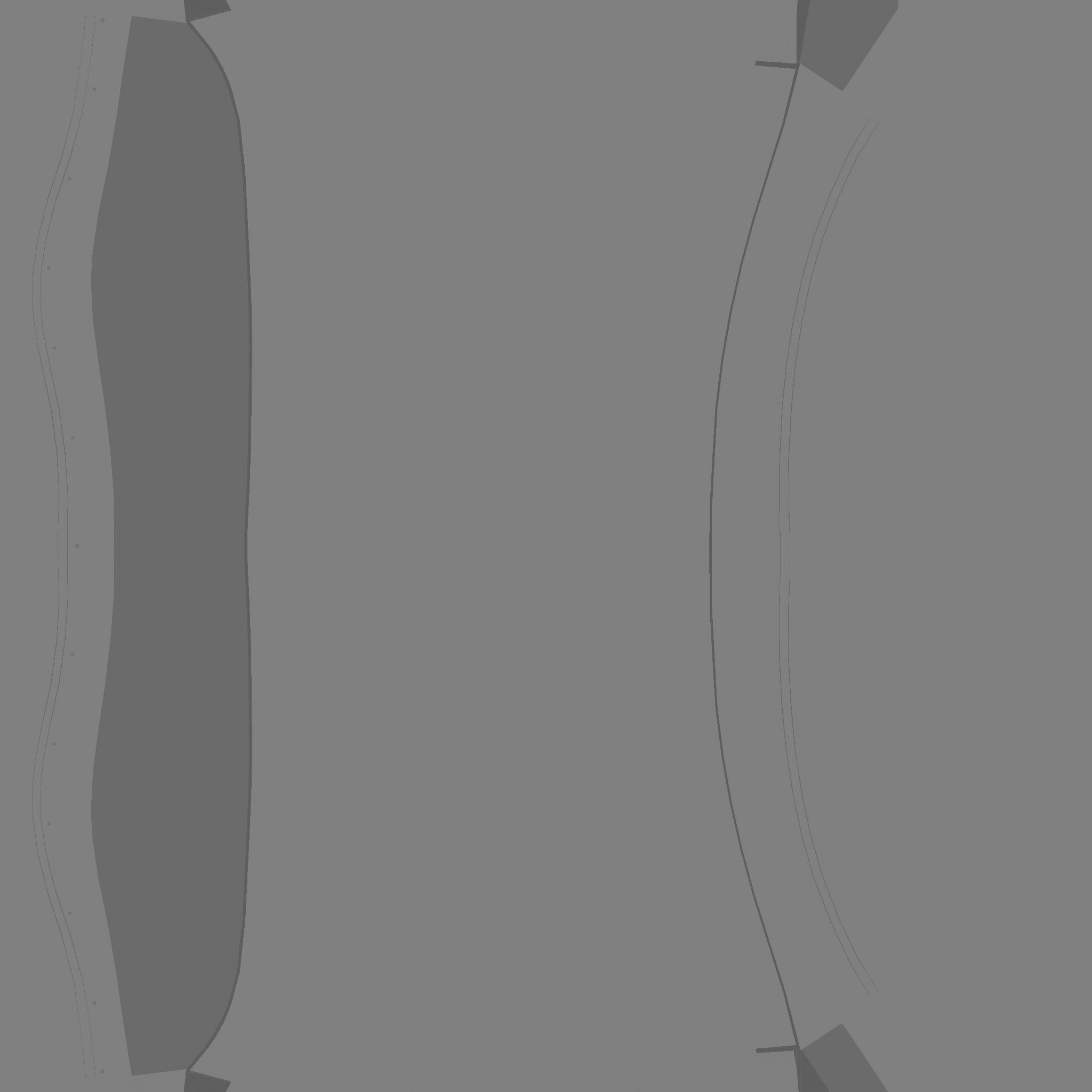 SciFi Glasses B01 Black Green - Character Design Fashion Low-poly 3D model_19