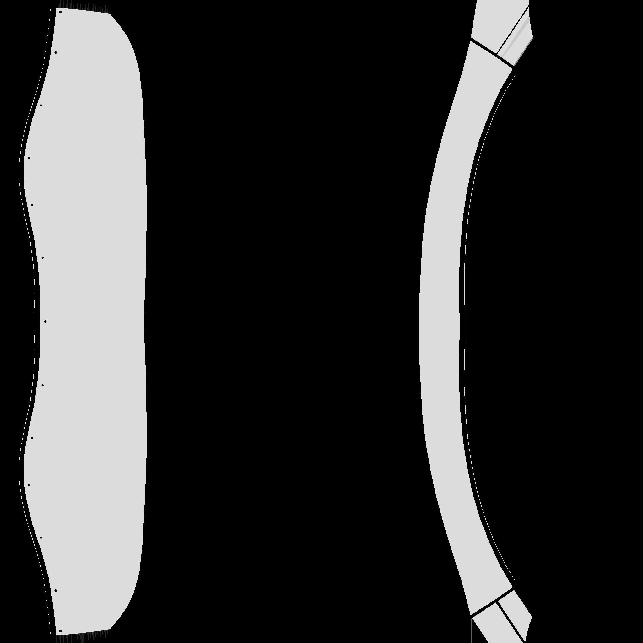 SciFi Glasses B02 White Colored - Character Design Fashion Low-poly 3D model_20