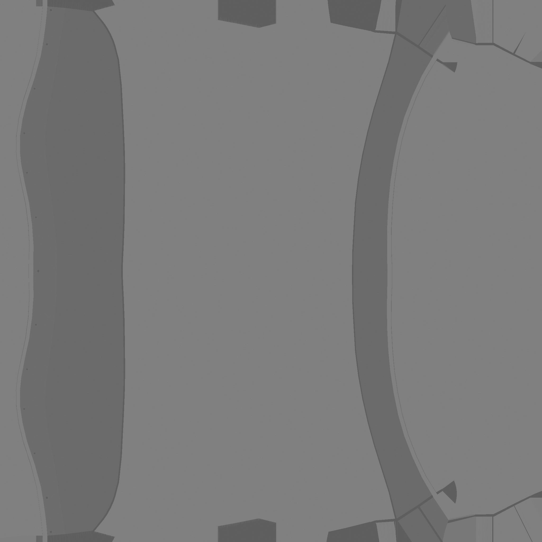 SciFi Glasses B02 White Colored - Character Design Fashion Low-poly 3D model_19