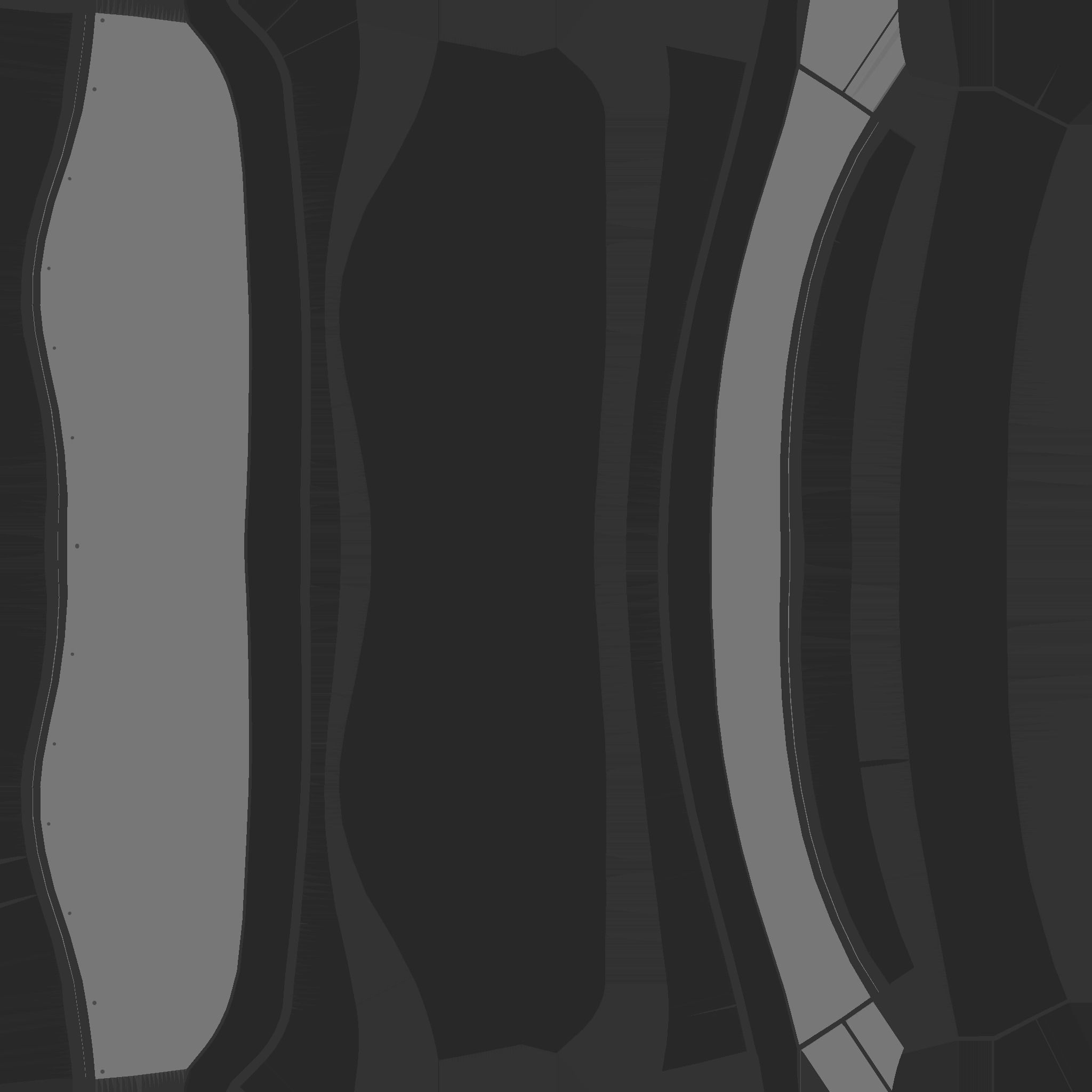 SciFi Glasses B04 White Gold - Character Design Fashion Low-poly 3D model_21