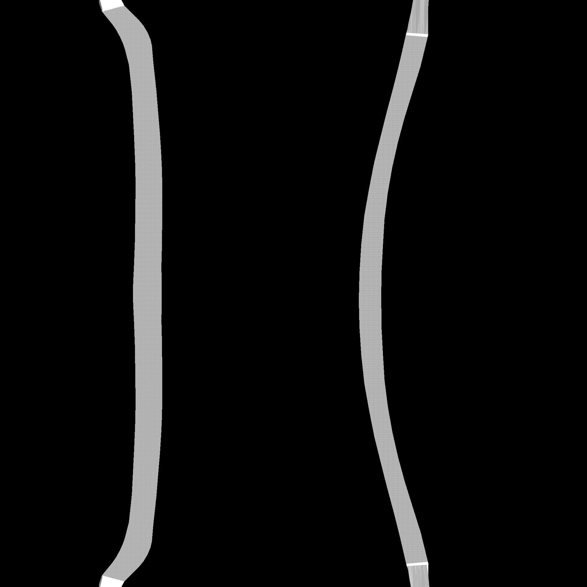 SciFi Glasses B04 White Gold - Character Design Fashion Low-poly 3D model_22