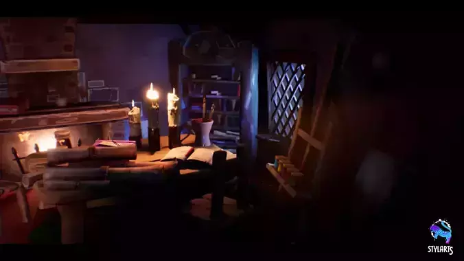 Stylized Wizard Room