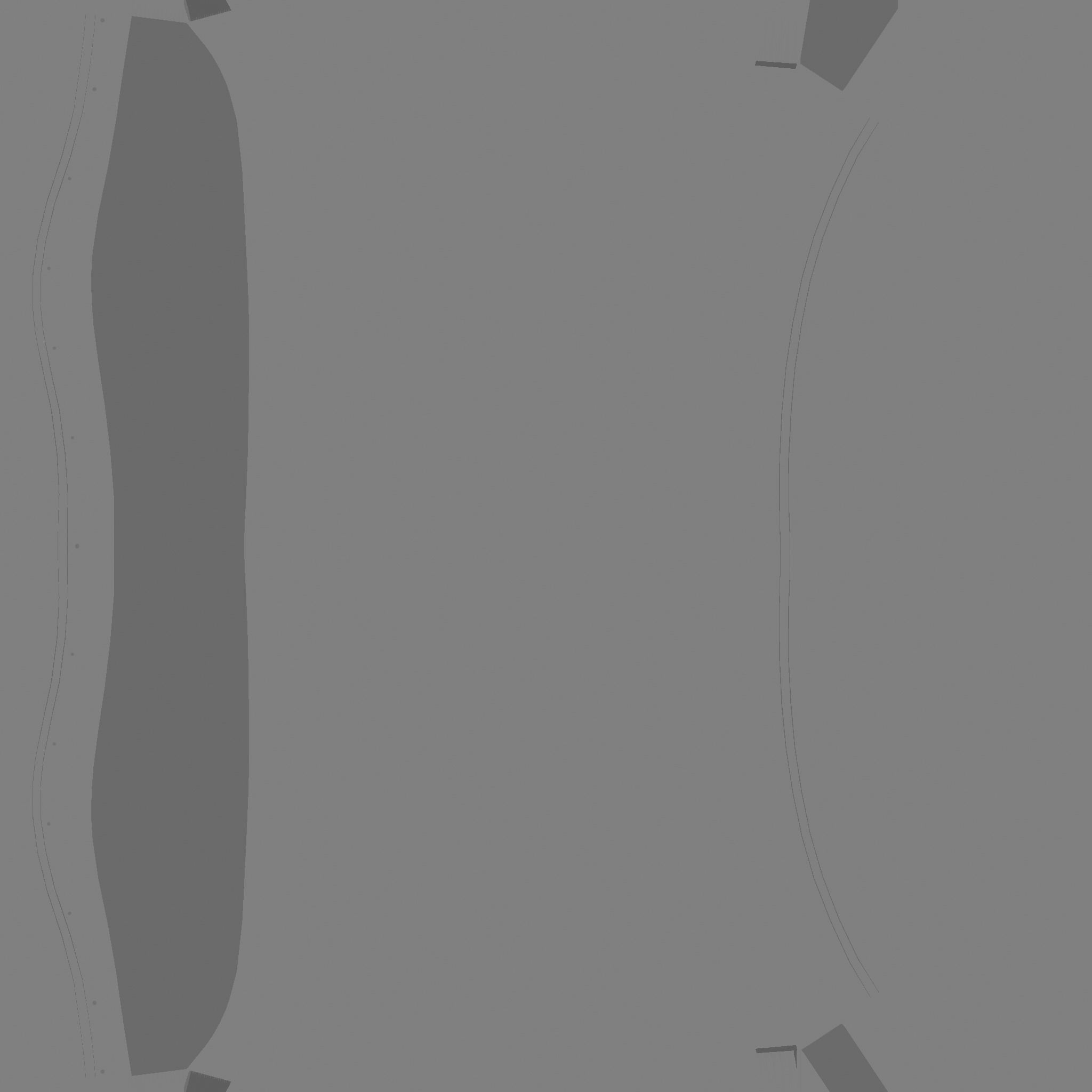 SciFi Glasses B07 Black Purple - Character Design Fashion Low-poly 3D model_19