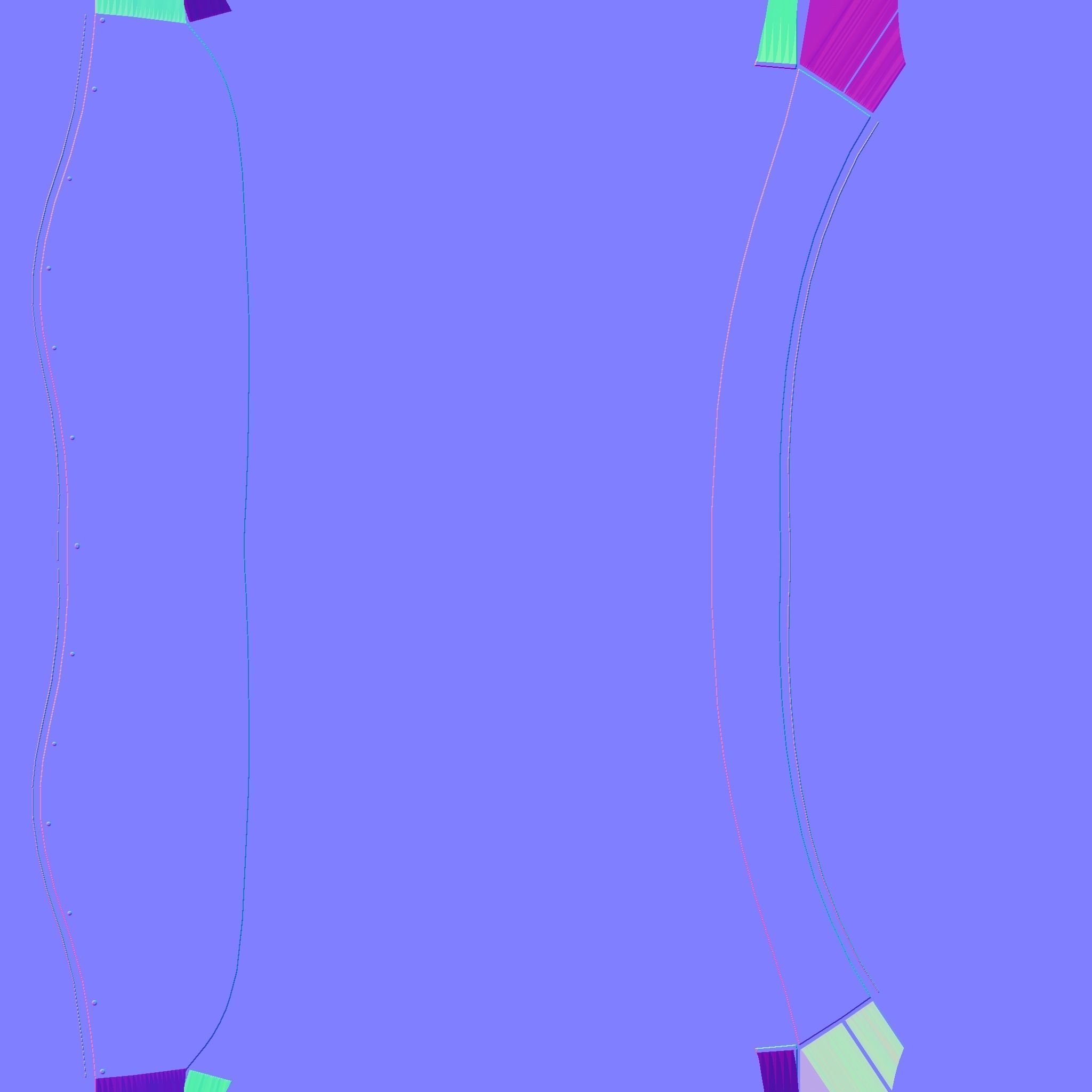 SciFi Glasses B08 Blue Black - Character Design Fashion Low-poly 3D model_20