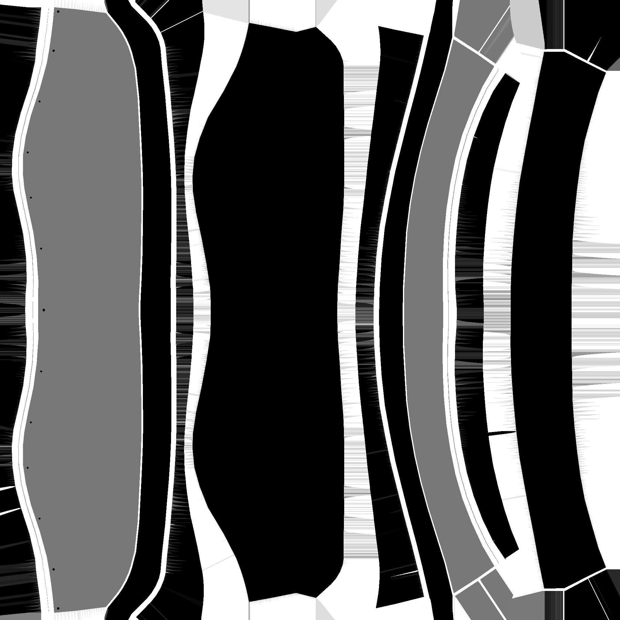 SciFi Glasses B08 Blue Black - Character Design Fashion Low-poly 3D model_19