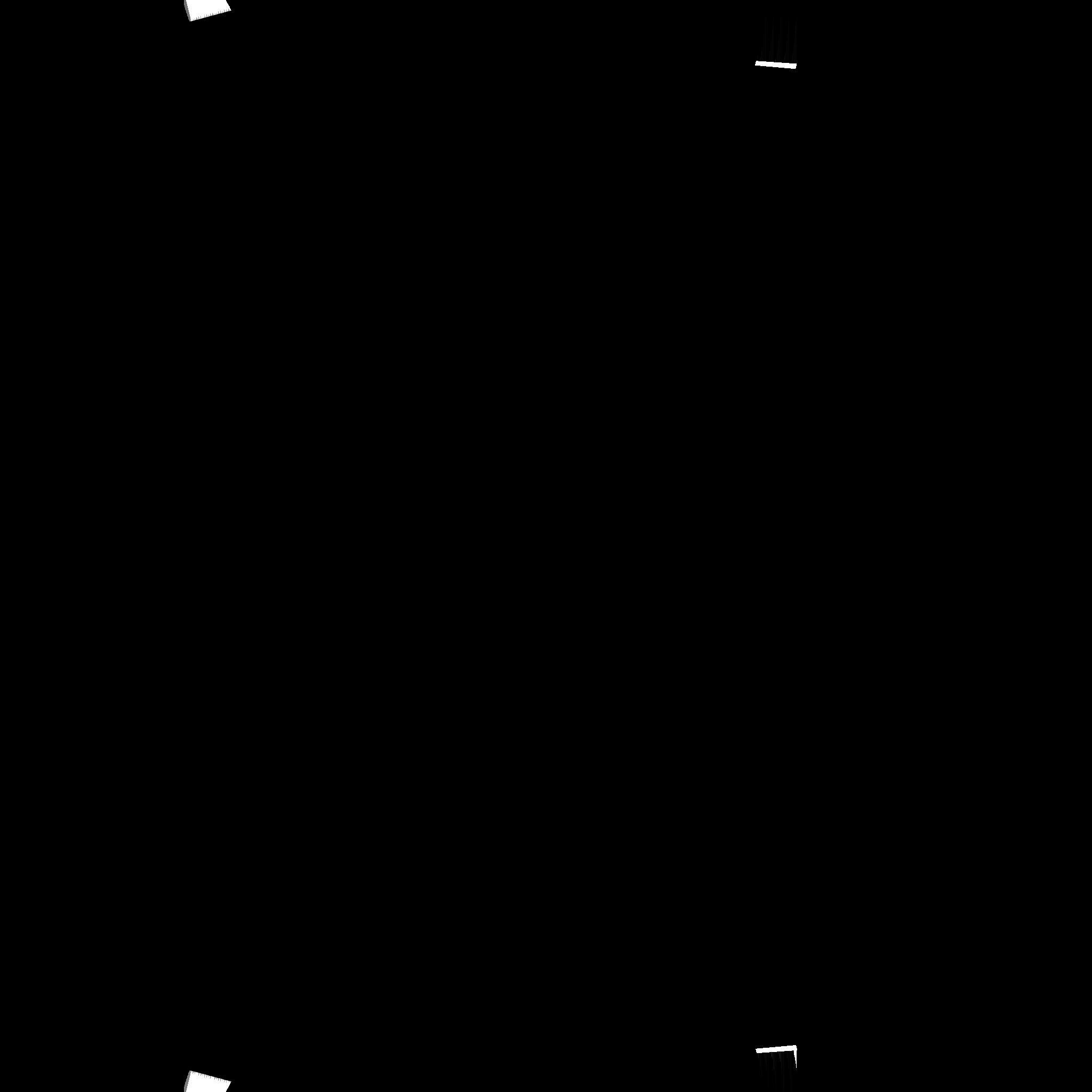 SciFi Glasses B08 Blue Black - Character Design Fashion Low-poly 3D model_22