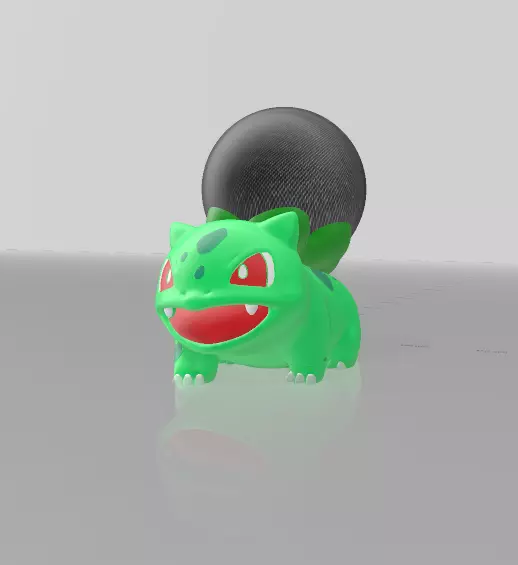 BASE ECHO DOT  4TA GEN  BULBASOUR 3D print model_0