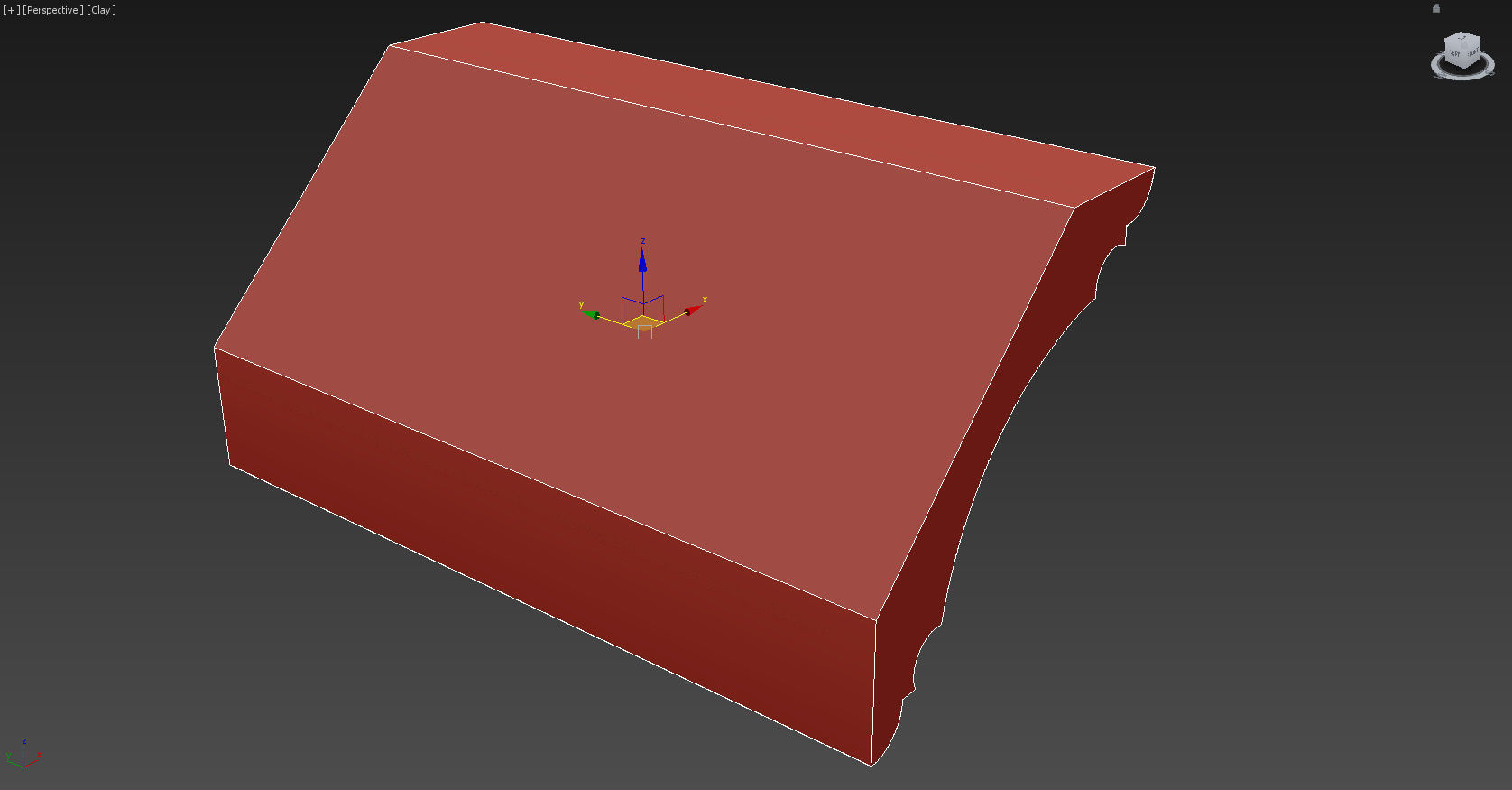 Cornice Moulding Low-poly 3D model_7