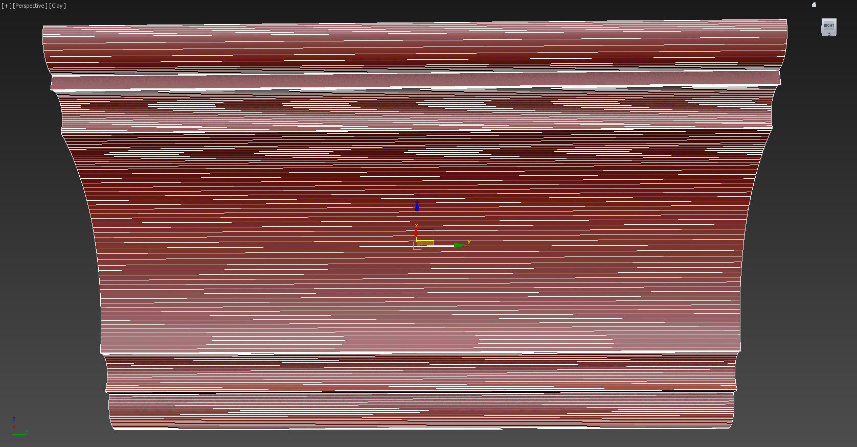 Cornice Moulding Low-poly 3D model_9