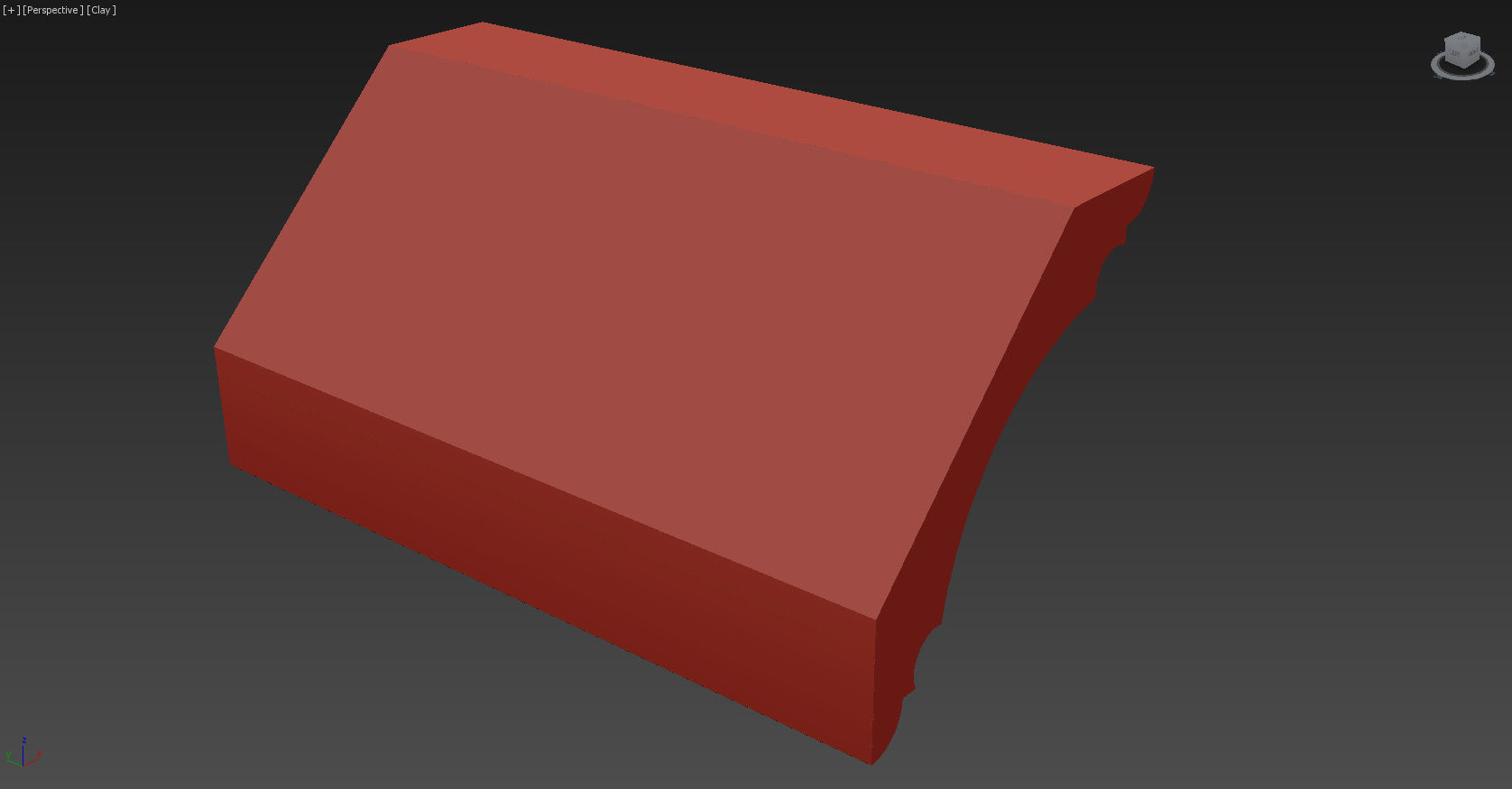 Cornice Moulding Low-poly 3D model_8