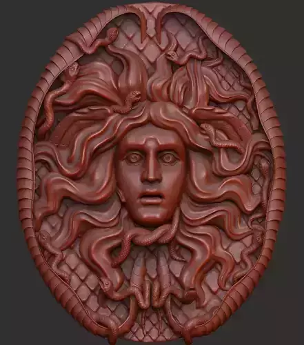 Medusa Gorgon  Head  3D print model