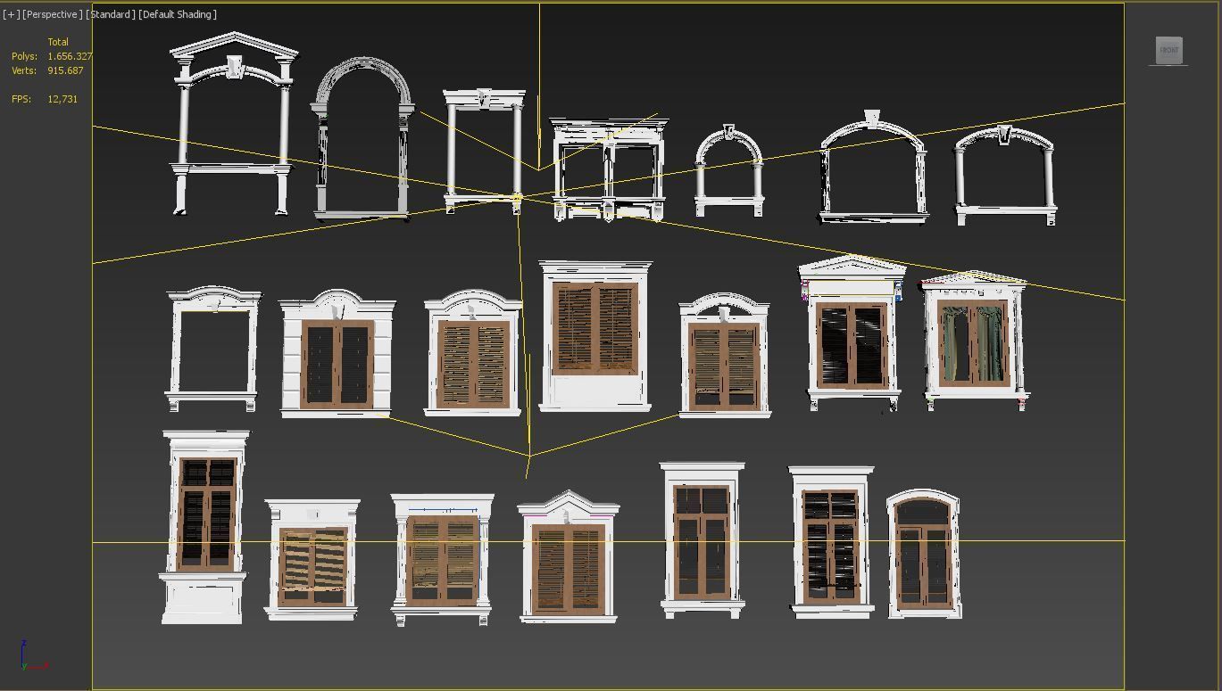 Decorative Windows Collections 3D model_26