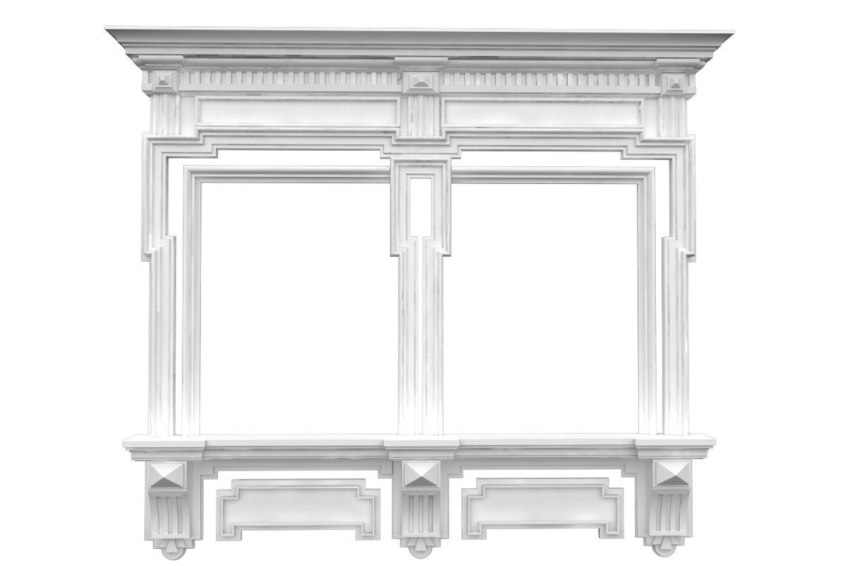 Decorative Windows Collections 3D model_17
