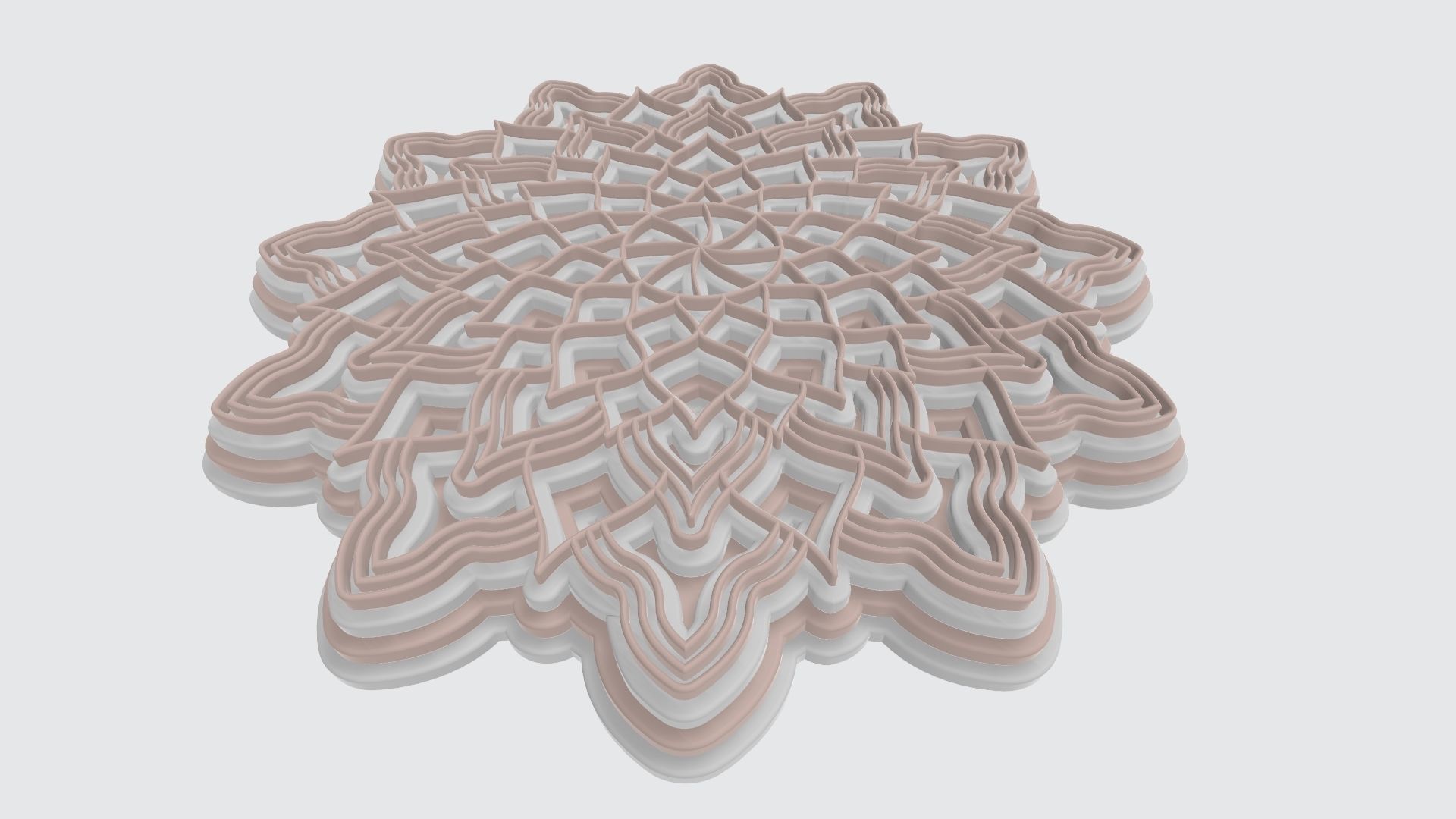 mandala layers 3D print model_2