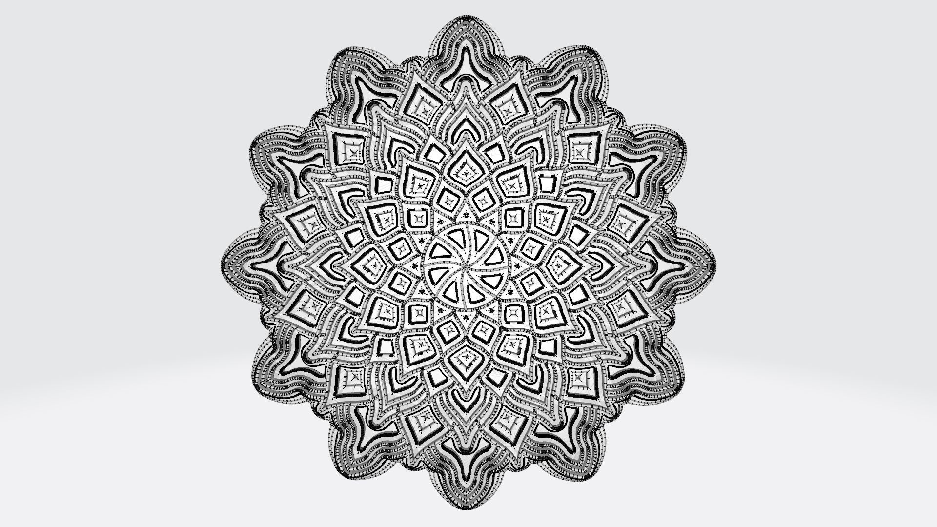 mandala layers 3D print model_5