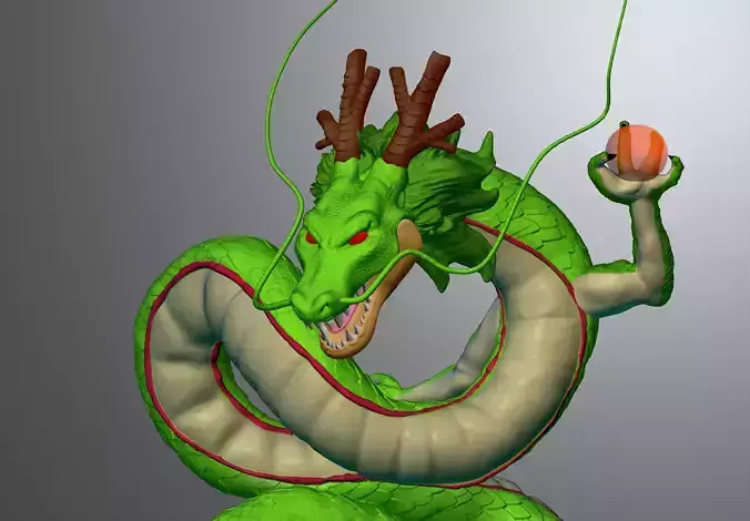 Shenron Dragonball Z Fan Art 3D print model